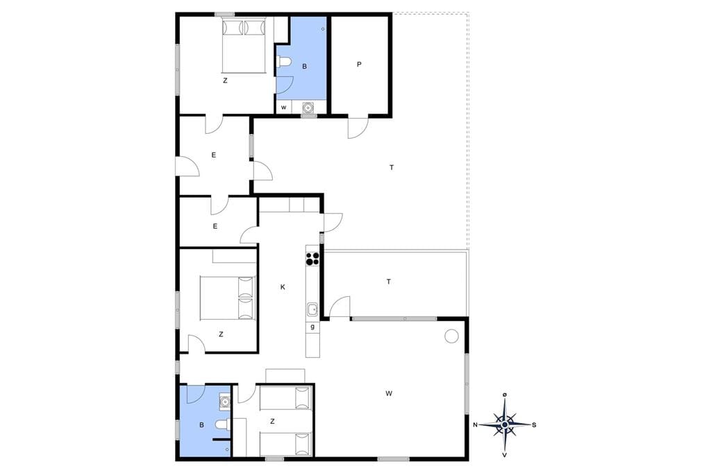 Indretning 1-13 Sommerhus 616, Tunvej 8, DK - 7700 Thisted