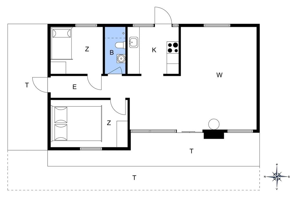 Innredning 1-26 Feirehus SL208, Adilsvej 1, DK - 4200 Slagelse