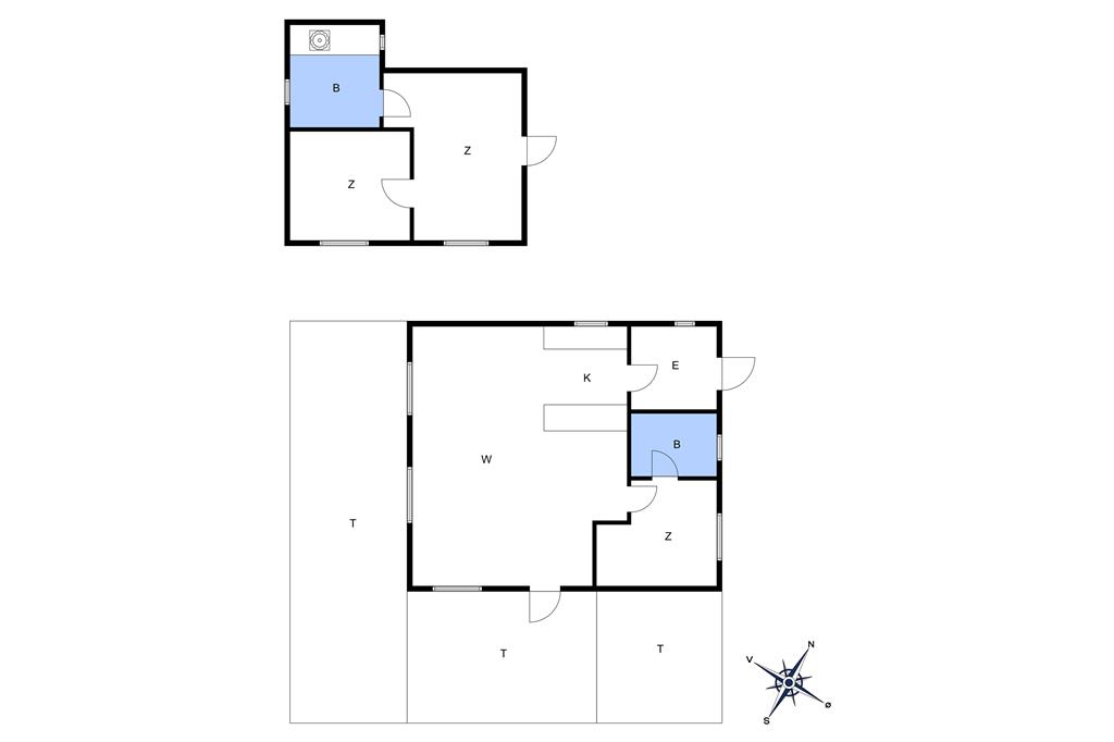 Indretning 1-10 Sommerhus 3633, Bugten 10, DK - 3730 Nexø