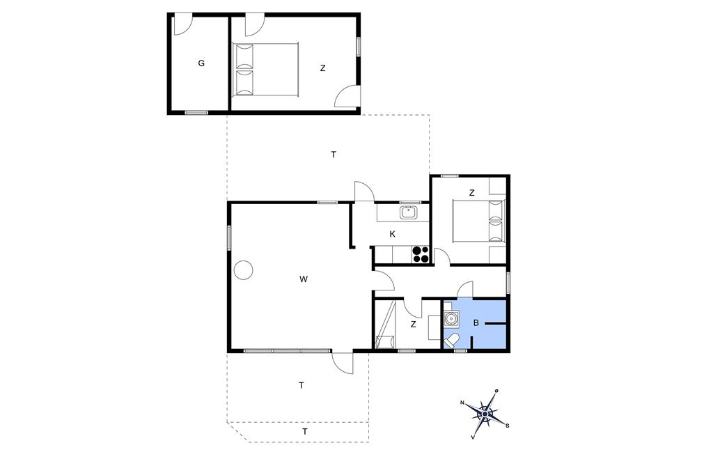 Innenausstattung 1-14 Ferienhaus 1544, Havtornvej 42, DK - 9800 Hjørring