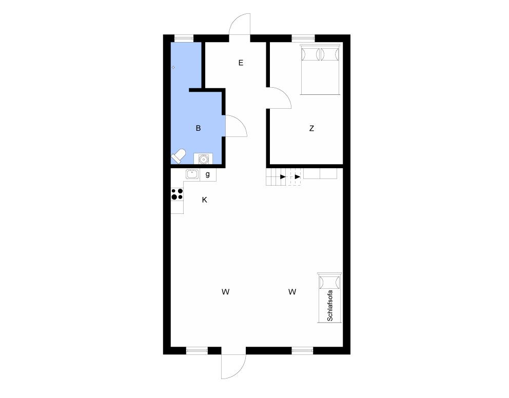 Indretning 1-3 Sommerhus M70264, Violstræde 16, DK - 5970 Ærøskøbing