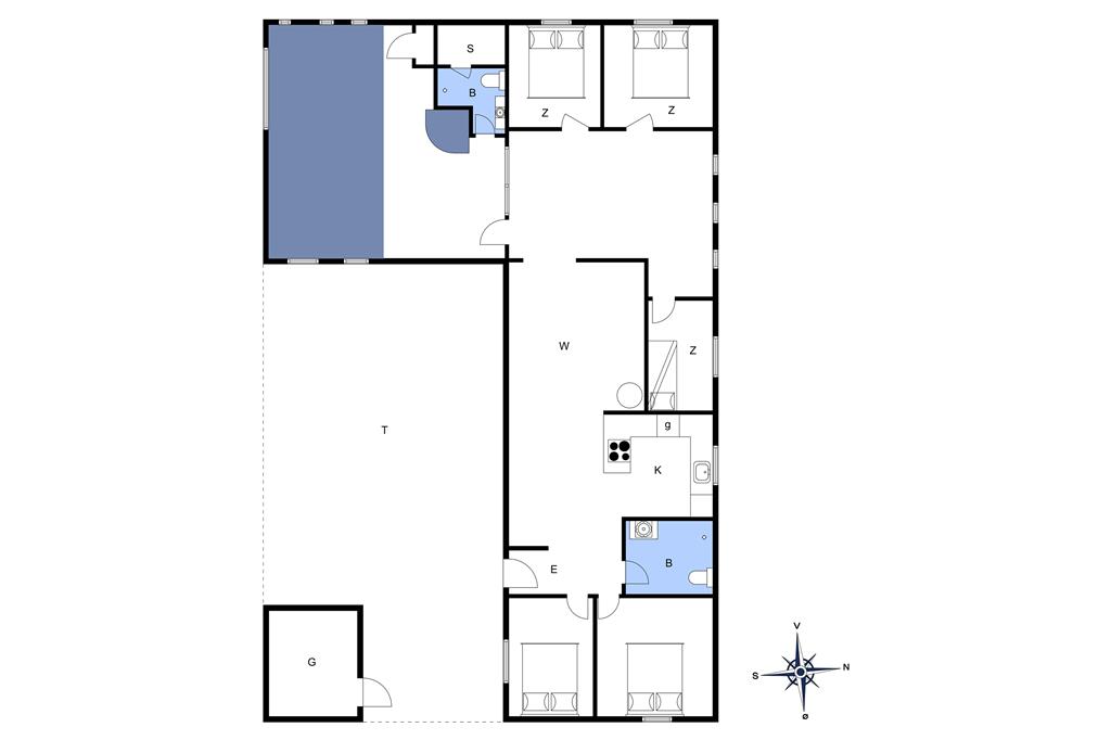 Innenausstattung 1-172 Ferienhaus JB305, Tyttebærstien 18, DK - 9690 Fjerritslev