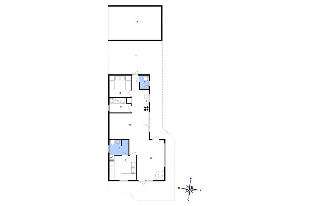 Interieur 1-14 Vakantiehuis 1098, Bondagervej 18, DK - 9493 Saltum