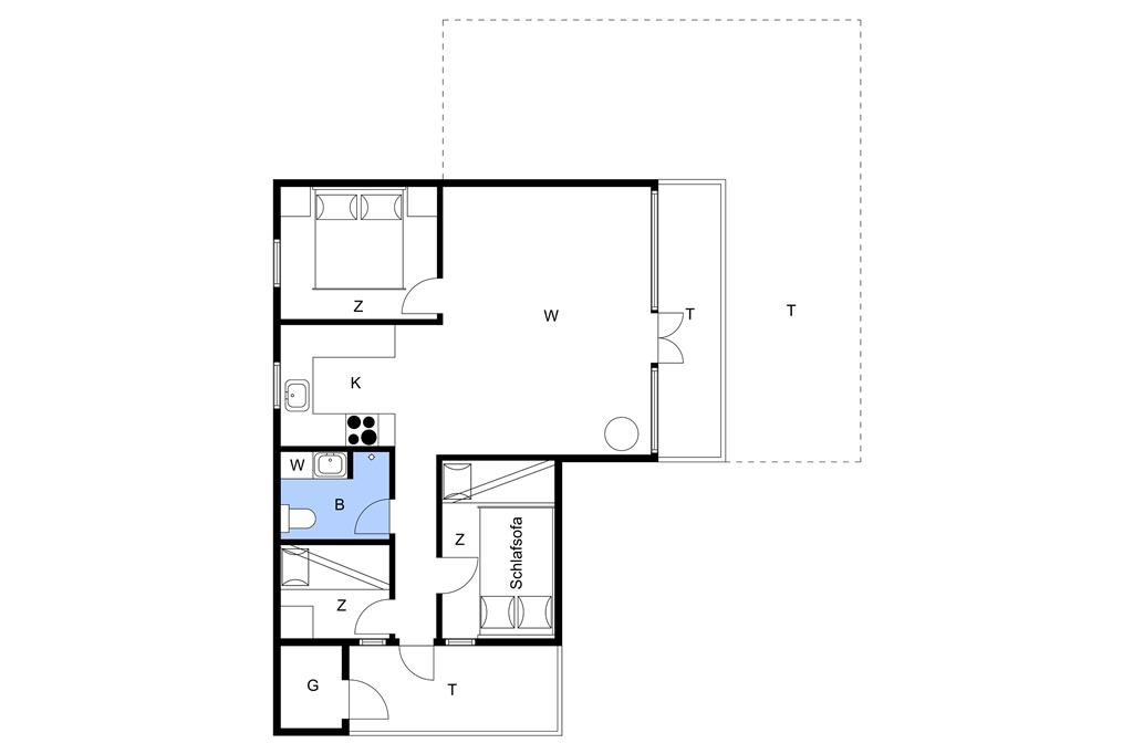 Indretning 1-19 Sommerhus 30380, Strandmarksvej 31, DK - 8300 Odder
