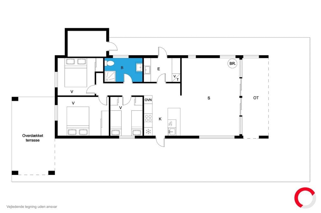 Indretning 1-19 Sommerhus 30303, Nordbyvej 3, DK - 8300 Odder