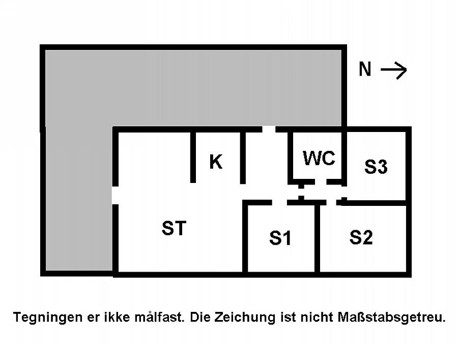 Indretning 1-15 Sommerhus 3041, Rambukken 3, DK - 4780 Stege