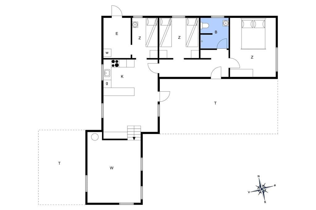 Interieur 1-14 Vakantiehuis 1241, Bondagervej 2, DK - 9493 Saltum