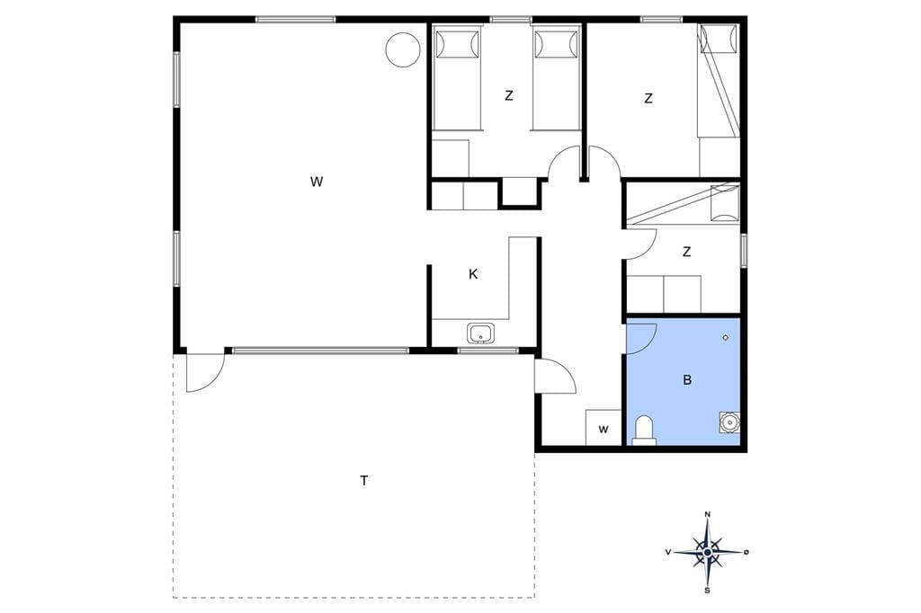 Innenausstattung 1-148 Ferienhaus TV1041, Ellenvej 12, DK - 9881 Bindslev