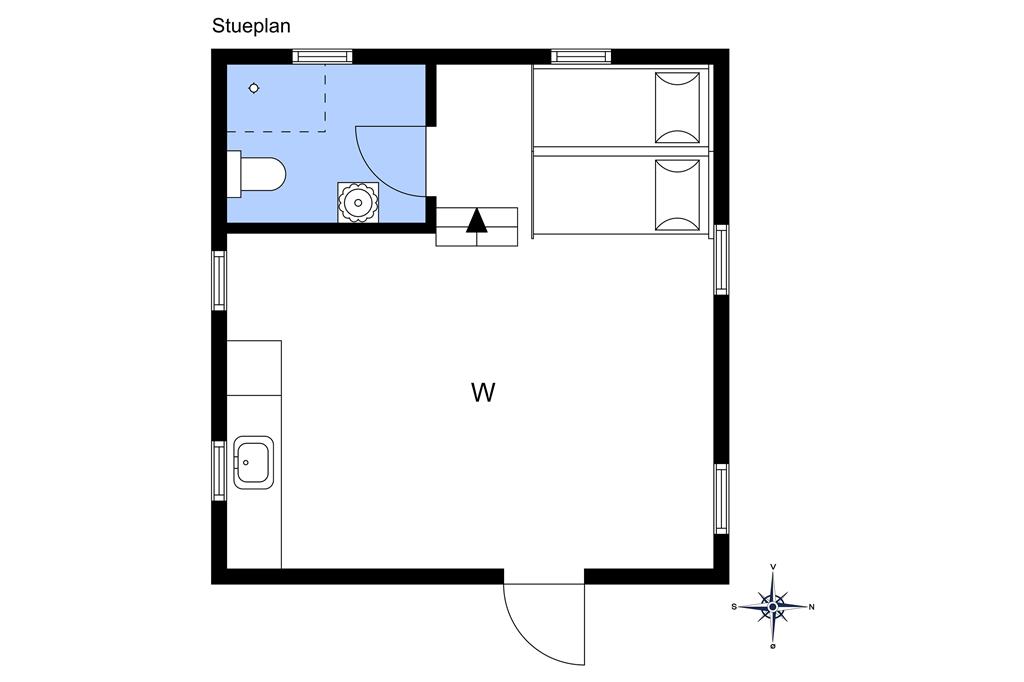 Innenausstattung 1-10 Ferienhaus 5550, Kirkemarksvej 29, DK - 3700 Rønne