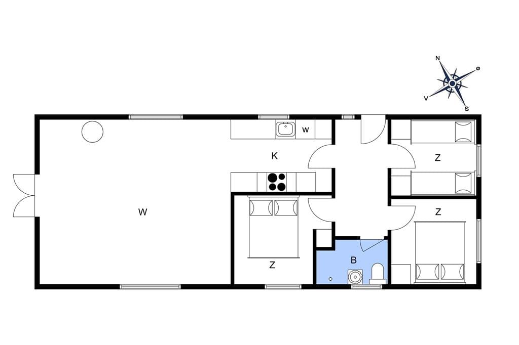 Indretning 1-1336 Sommerhus 979-N, Skovduevej 7, DK - 3300 Frederiksværk