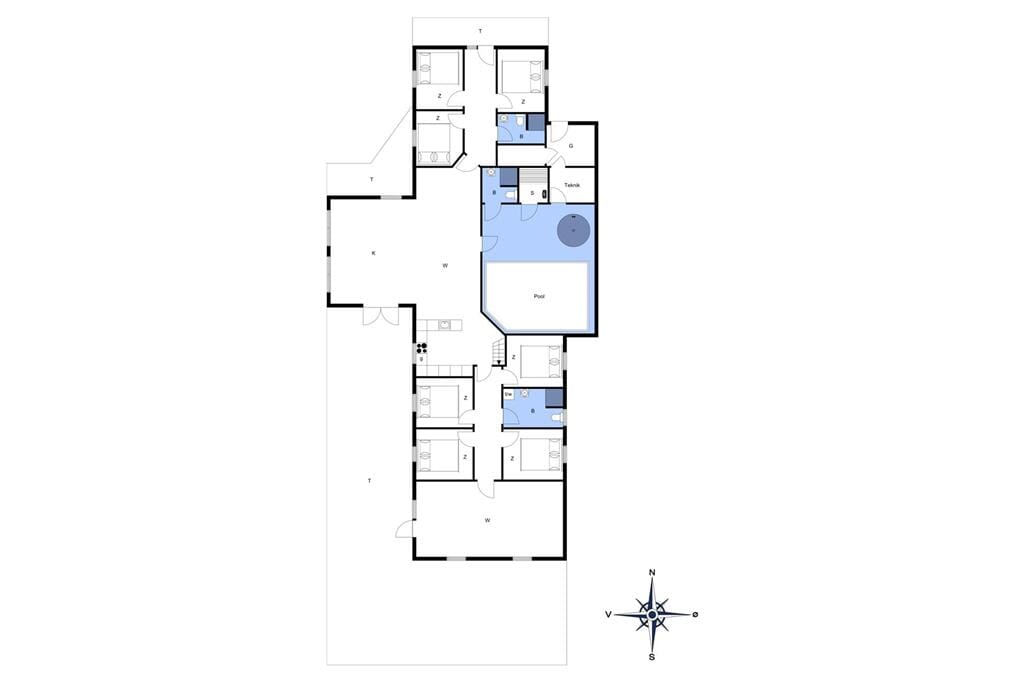 Indretning 1-178 Sommerhus LN1200, Krageslugten 5, DK - 9850 Hirtshals
