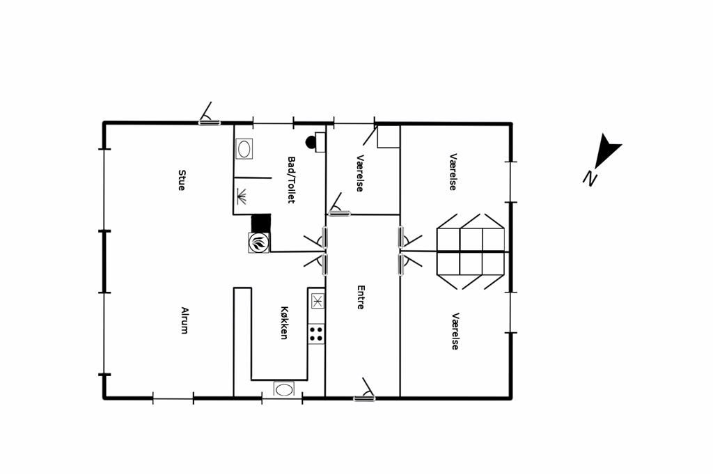 Interior 1-125 Holiday-home 2121, Porsevej 10, DK - 6854 Henne