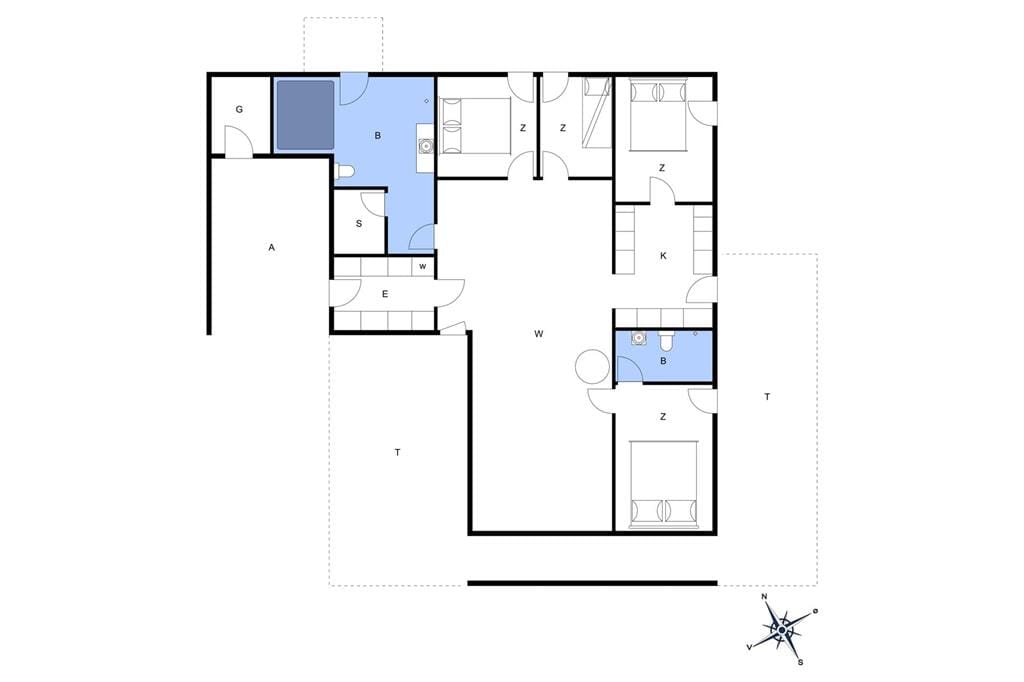 Indretning 1-20 Sommerhus 232, Doblervej 12, DK - 7673 Harboøre