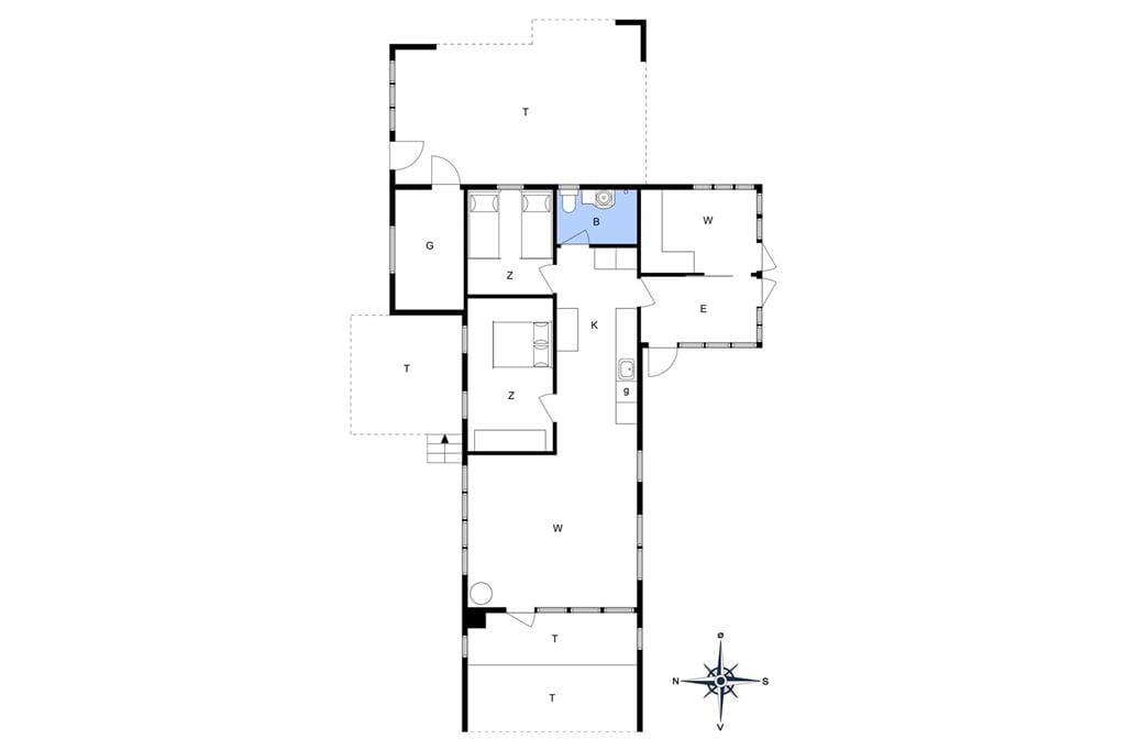 Indretning 1-178 Sommerhus LN76282, Fjaltringvej 19, DK - 9800 Hjørring