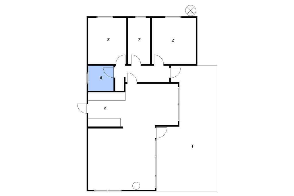 Indretning 1-10 Sommerhus 2540, Ternestien 8, DK - 3730 Nexø