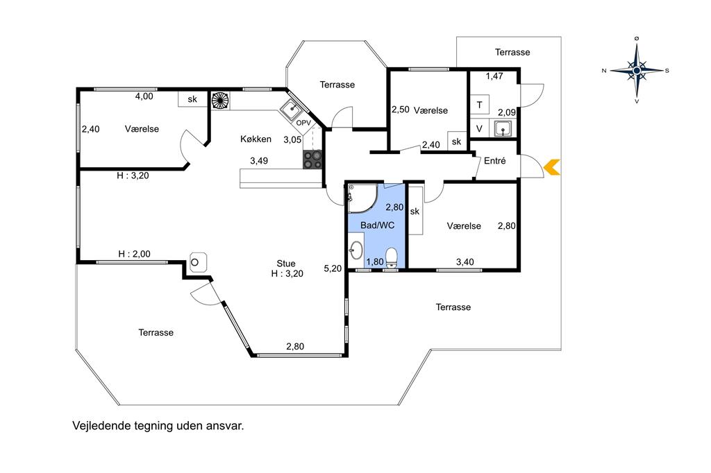Innenausstattung 1-174 Ferienhaus M17001, Pedersdalvænget 19, DK - 4873 Væggerløse