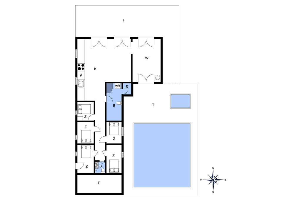 Innenausstattung 1-11 Ferienhaus 0400, Lyngvejen 45, DK - 6792 Rømø