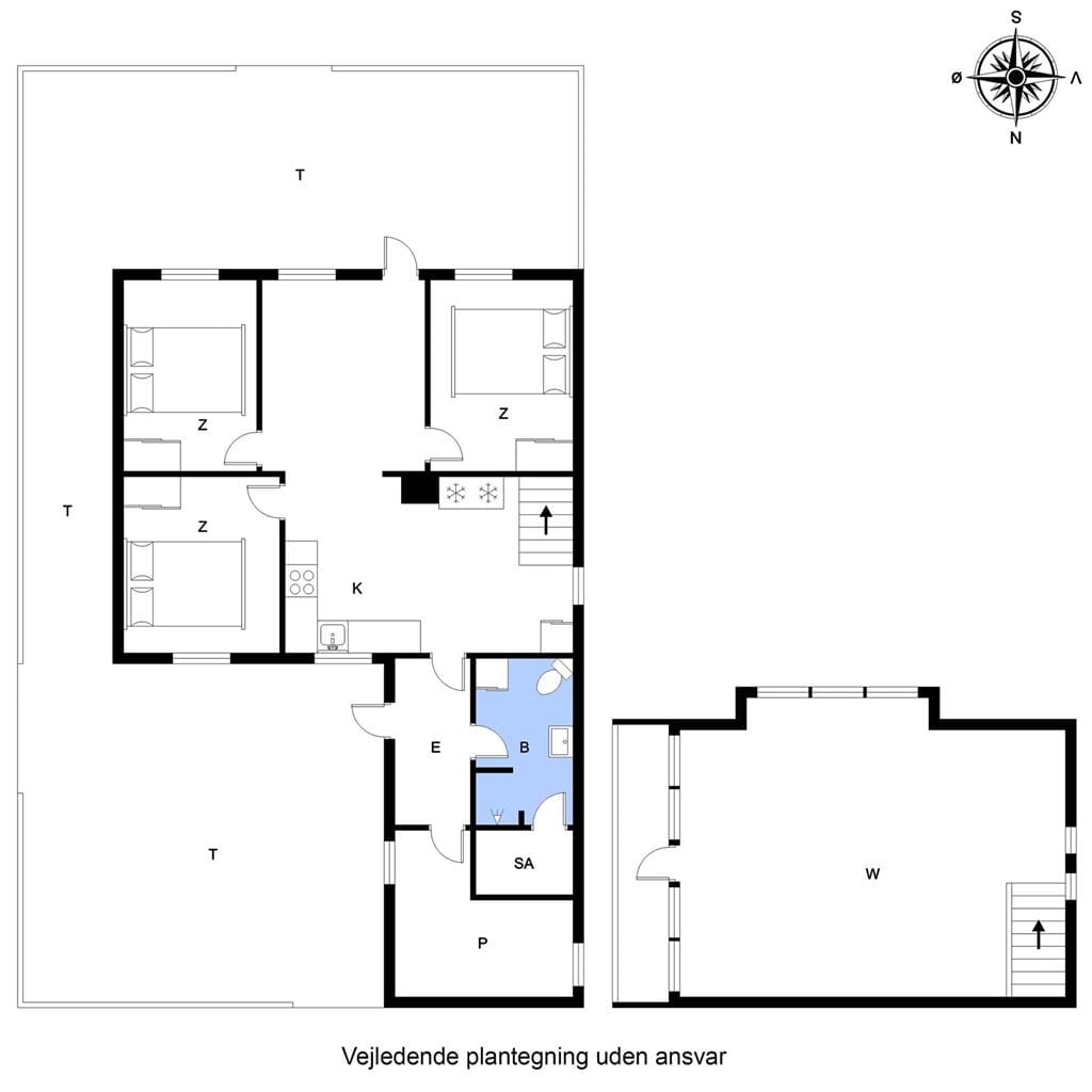 Indretning 1-20 Sommerhus G301, Porsevej 1, DK - 7620 Lemvig