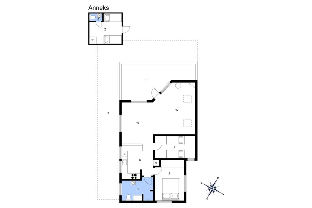 Innredning 1-3 Feirehus M64551, Yndgårdsvej 20, DK - 5450 Otterup