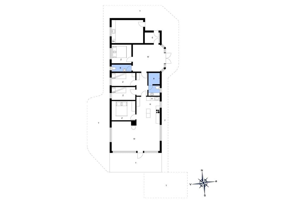 Indretning 1-177 Sommerhus LK1107, Sinnesvej 44, DK - 9480 Løkken