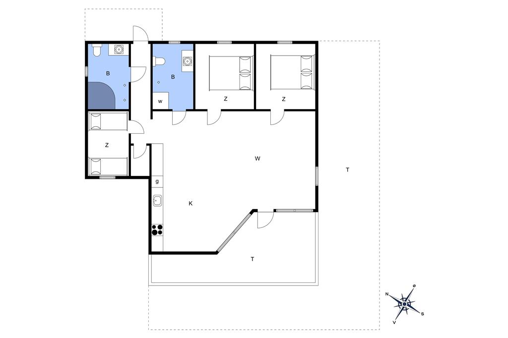 Interieur 1-11 Vakantiehuis 0100, Lakolk 121, DK - 6792 Rømø