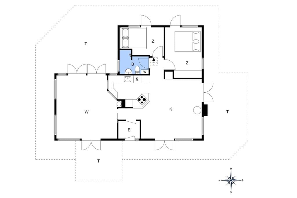 Interieur 1-6 Vakantiehuis N316, Klintegårdsvej 22, DK - 4736 Karrebæksminde
