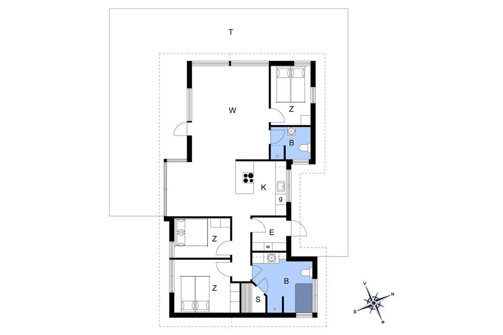 Interieur 1-14 Vakantiehuis 1521, Nordvestvej 12, DK - 9493 Saltum