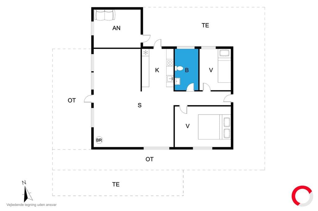 Interieur 1-23 Vakantiehuis 8211, Basbjergvej 5, DK - 8420 Knebel