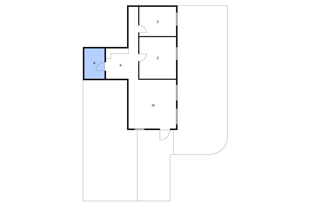 Indretning 1-10 Sommerhus 9101, Kalbyvejen 16, DK - 3720 Aakirkeby
