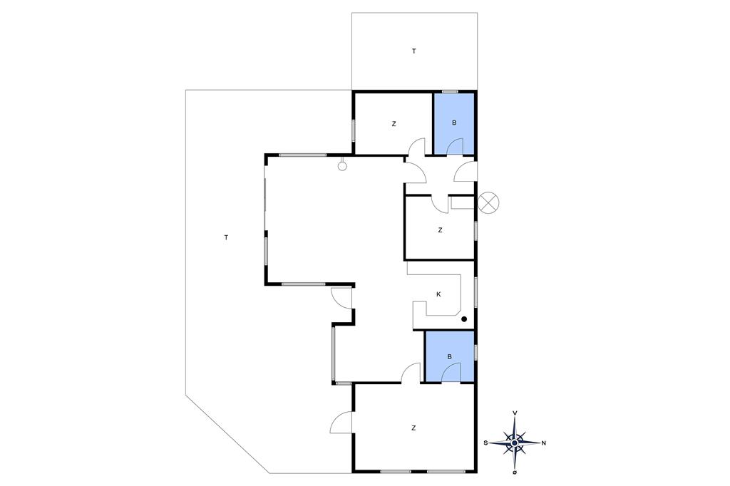 Indretning 1-10 Sommerhus 1316, Ellekrogen 3, DK - 3720 Aakirkeby