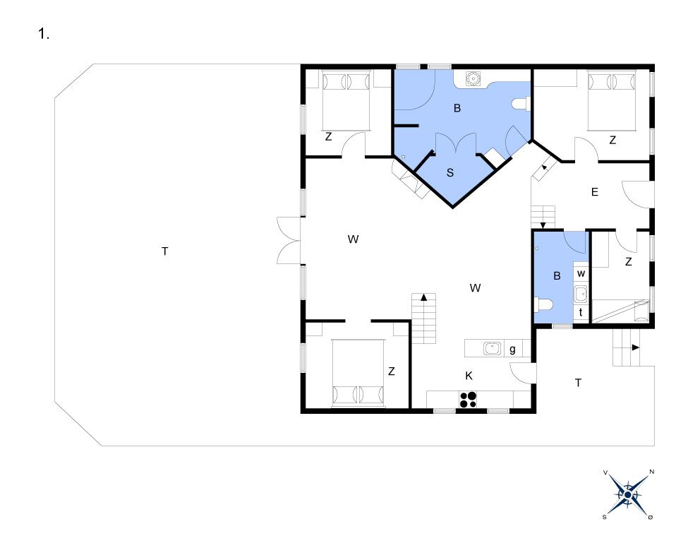 Indretning 1-13 Sommerhus 929, Brandisvej 19, DK - 7700 Thisted
