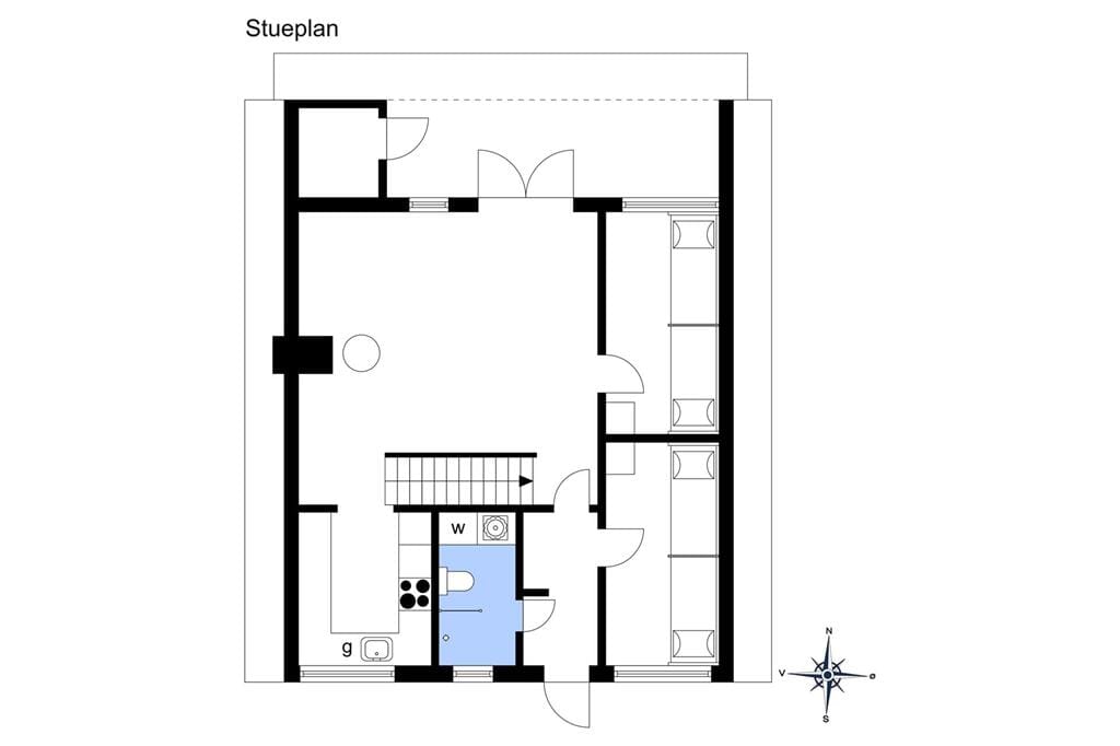 Indretning 1-176 Sommerhus BL1784, Narhvalen 13, DK - 9490 Pandrup
