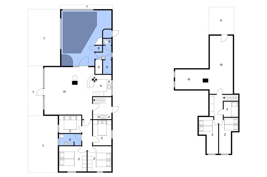 Innenausstattung 1-11 Ferienhaus 0160, Davidstræde 3, DK - 6792 Rømø