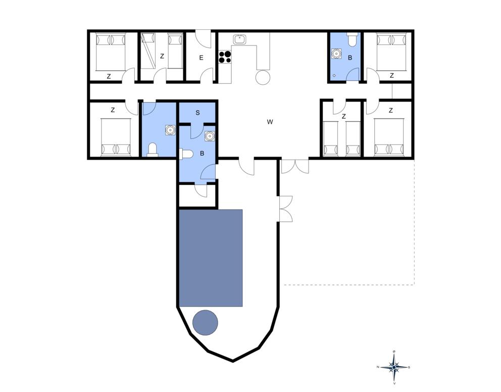 Indretning 1-20 Sommerhus 159, Alkajavej 6, DK - 7673 Harboøre