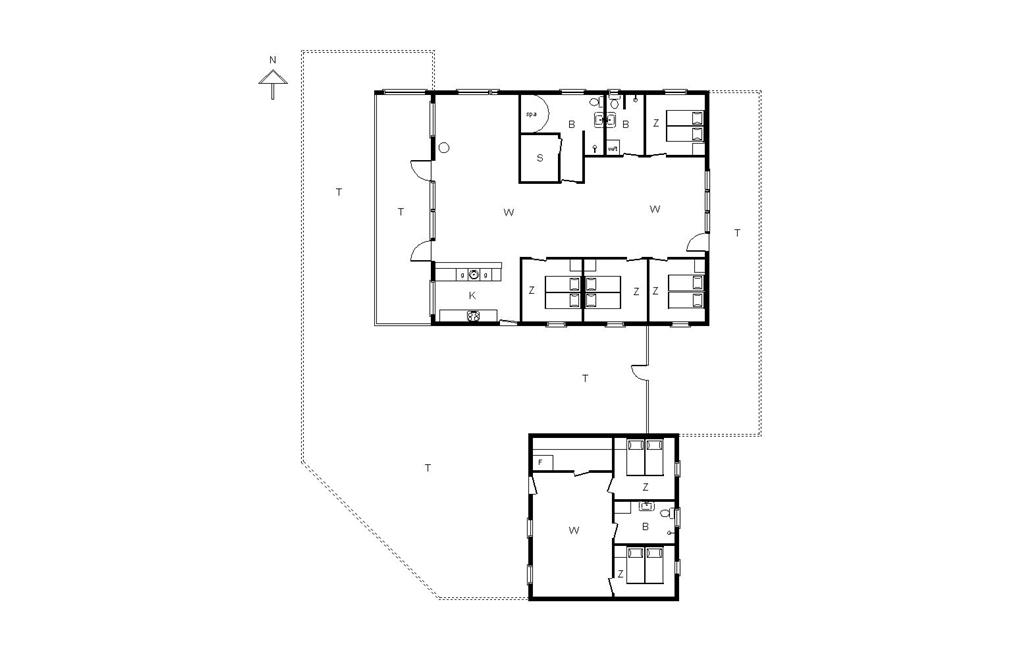 Indretning 1-14 Sommerhus 106, Tølhøj 2, DK - 9493 Saltum