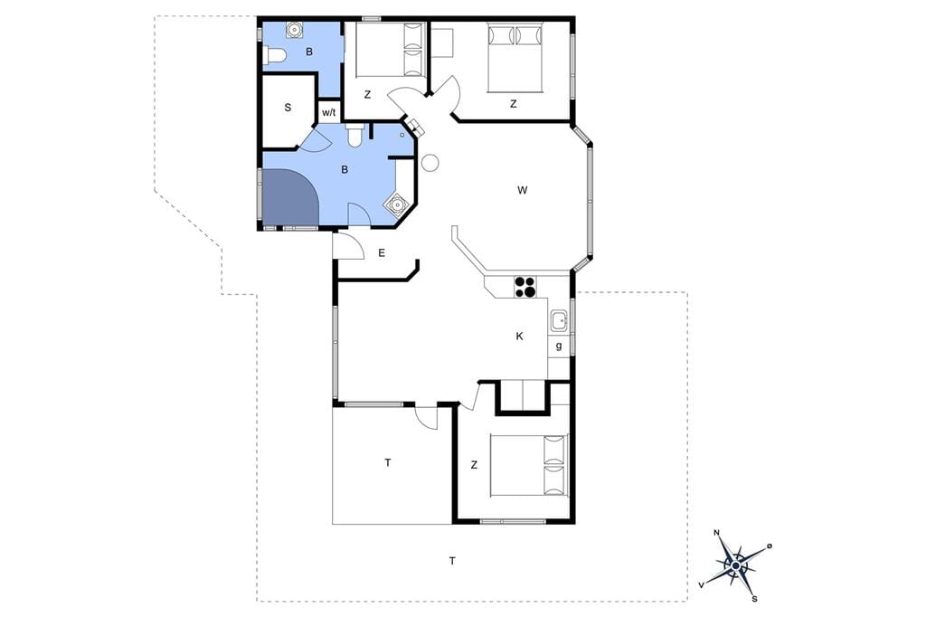 Indretning 1-13 Sommerhus 1015, Spanggårdsvej 55, DK - 7700 Thisted