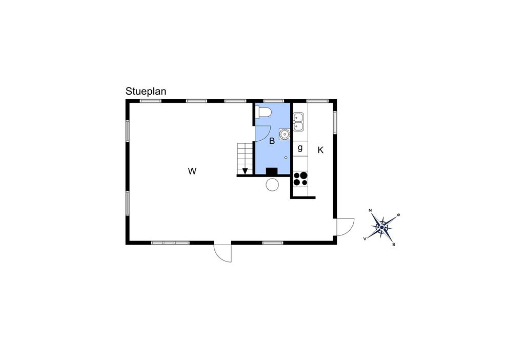 Interieur 1-15 Vakantiehuis 6007, Grønvedvej 8, DK - 4780 Stege