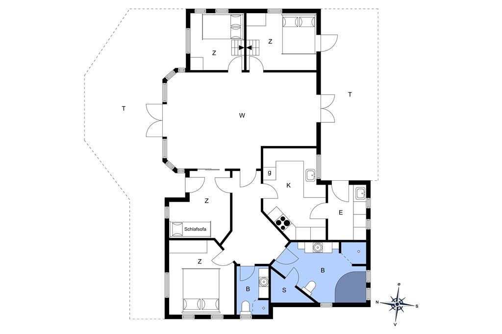 Indretning 1-14 Sommerhus 725, Klitmarkvej 22, DK - 9800 Hjørring