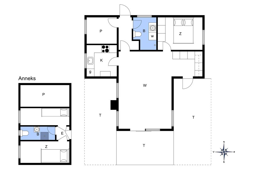 Indretning 1-14 Sommerhus 1424, Kordalsvej 79, DK - 9493 Saltum