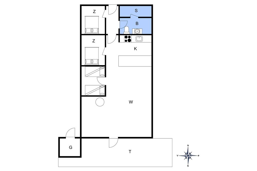 Interieur 1-20 Vakantiehuis 147, Neerlandiavej 20, DK - 7673 Harboøre