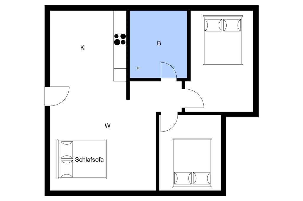 Indretning 8-3 Sommerhus M70276, Borgnæsvej 4, DK - 5970 Ærøskøbing