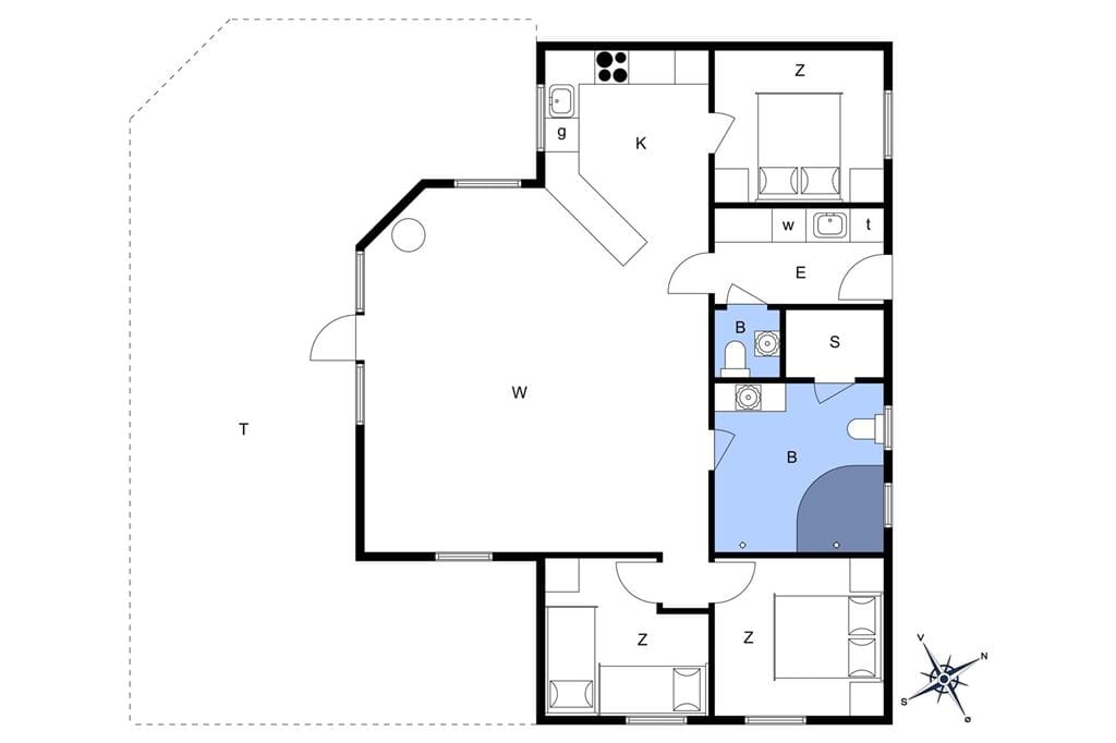 Indretning 1-22 Sommerhus C11031, Duevænget 54, DK - 6893 Hemmet