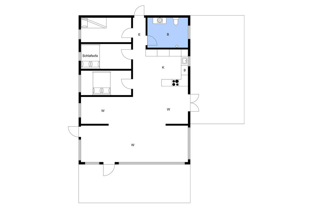 Indretning 1-3 Sommerhus M645341, Ahornvænget 1, DK - 5450 Otterup