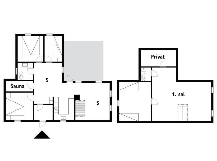 Inredning 1-175 Stuga 10019, Gaffelbjergvej 18, DK - 6990 Ulfborg