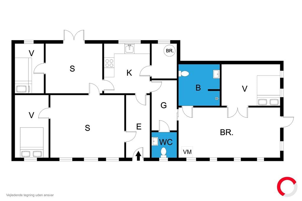 Innenausstattung 1-170 Ferienhaus 20321, Teglværksvej 10, DK - 8305 Samsø