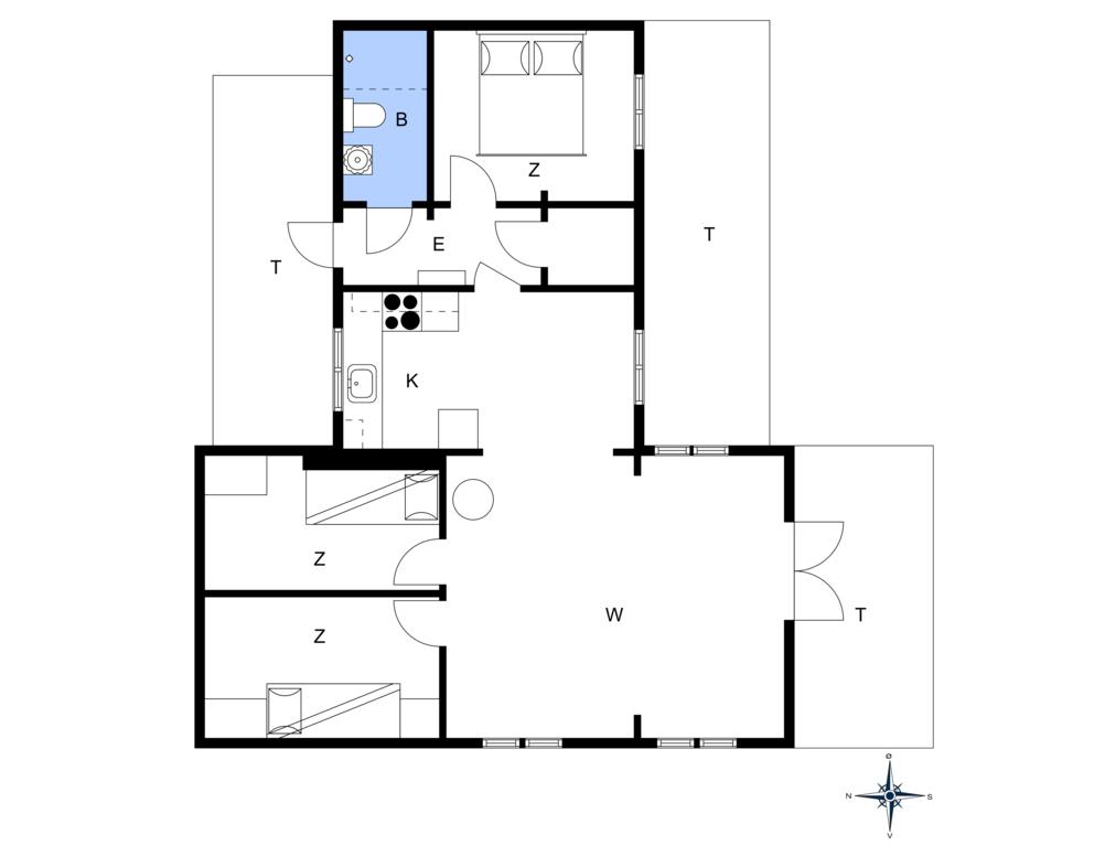 Innenausstattung 1-172 Ferienhaus JB1198, Dådyrvej 1, DK - 9460 Brovst