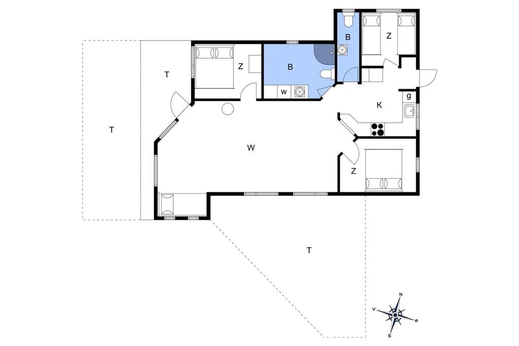 Innenausstattung 1-17 Ferienhaus 10048, Elsdyrvej 22, DK - 4581 Rørvig