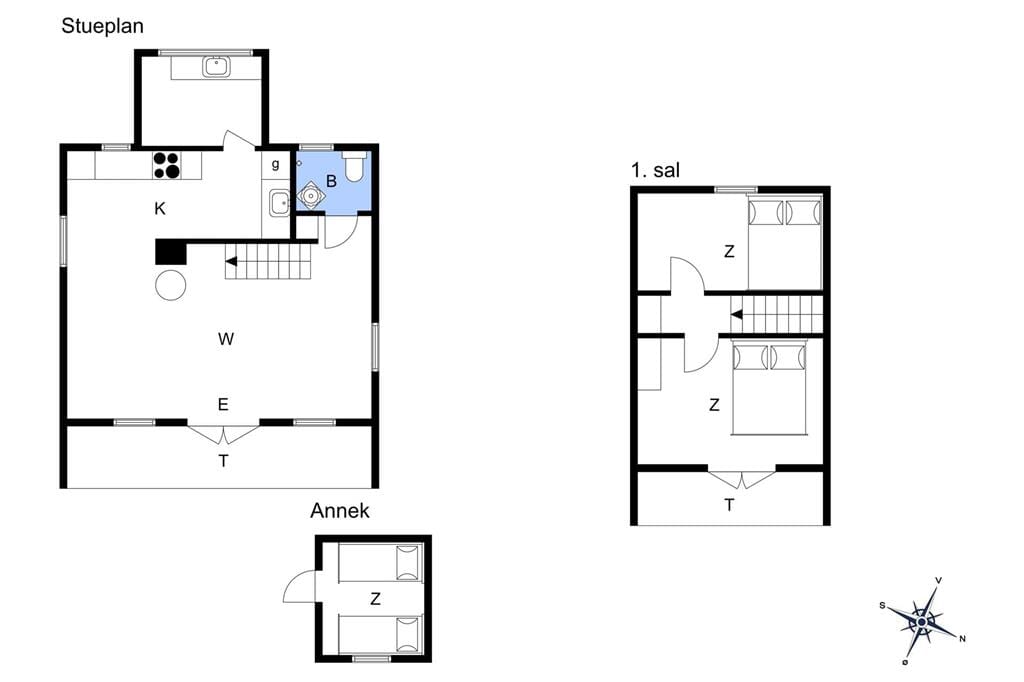Indretning 1-17 Sommerhus 16644, Næsvej 34, DK - 4540 Fårevejle