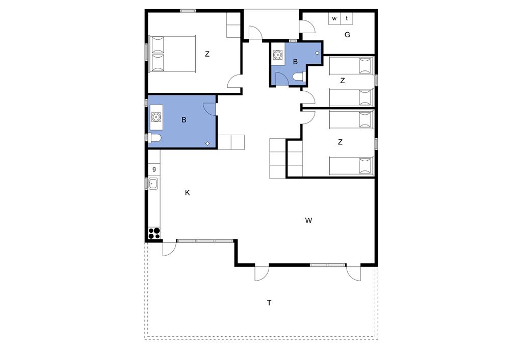 Indretning 1-23 Sommerhus 8581, Lübker Allé 22, DK - 8581 Nimtofte