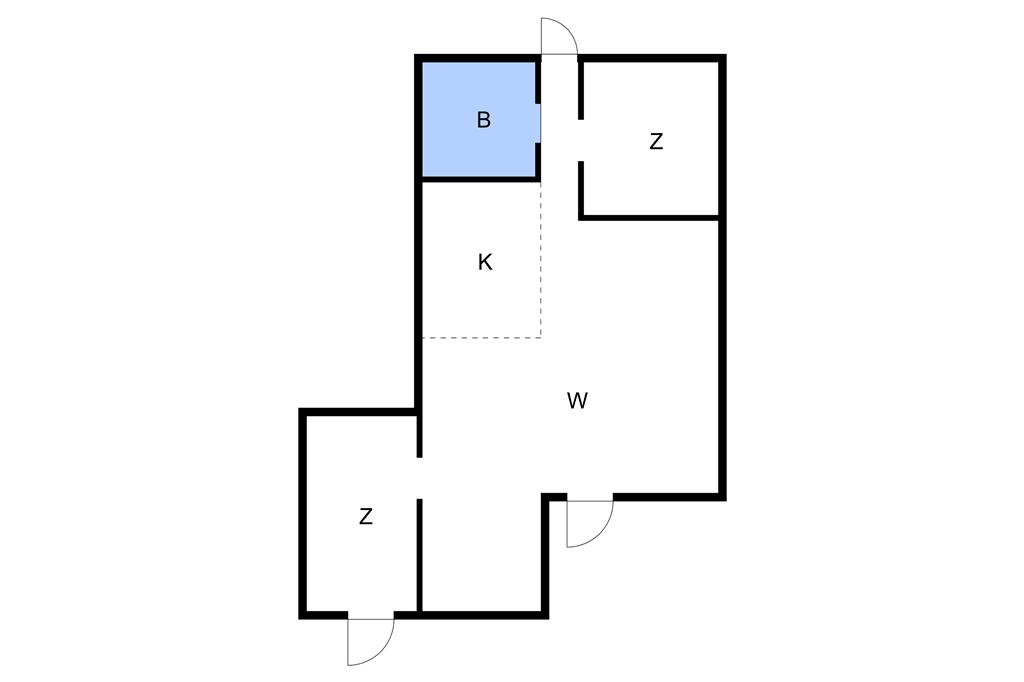 Indretning 1-15 Sommerhus R747, Bæverdalen 4, DK - 4673 Rødvig Stevns